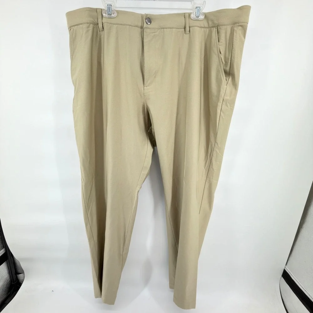 Adidas Golf Pants Mens 44x32 Khaki Ultimate365 Performance Stretch DZ5702